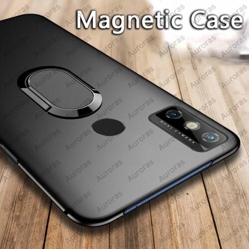Auroras For Tecno Spark 6 Go Case Ultra Thin Back Matte With Magnetic Attraction Ring Cover For Tecno Spark 6Go Soft Case