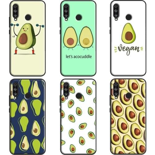 FUNNY AVOCADO Smile JOKE Case For Huawei Mate 20 Lite P Smart 2019 Z Coque For Huawei P40 Lite P10 P20 P30 Pro