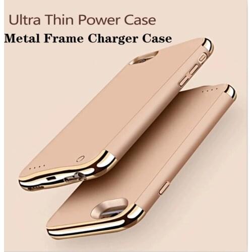 Power Bank Battery Case For iPhone 6 6S 7 8 Plus Battery Charger Cases Portable Smart Charging Cover Case for iPhone 6 6S 7 8