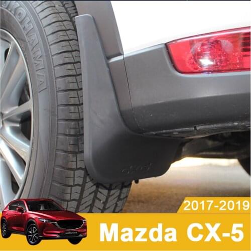 Black Car Front Rear Mud Flaps Mudflaps Splash Guards Flap Mudguards Fender For Mazda CX-5 CX5 CX 5 2017 2018 2019 Accessories