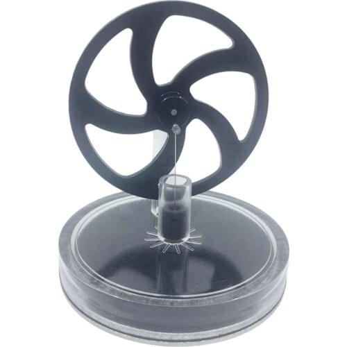 New Teenager School Demonstration 11.3 cmTall Low Temperature Stirling Engine with Aluminium Alloy Baseplate Model Building