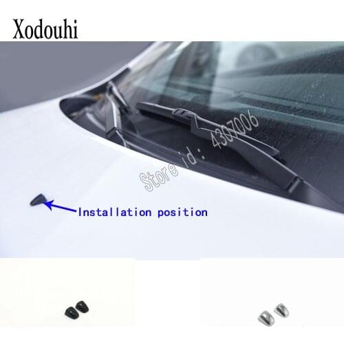 For Jeep Grand Cherokee 2014 2015 2016 2017 2018 2019 Car Body ABS Head Front Machine Water Paste Outlet Lamp Frame Trim 2pcs