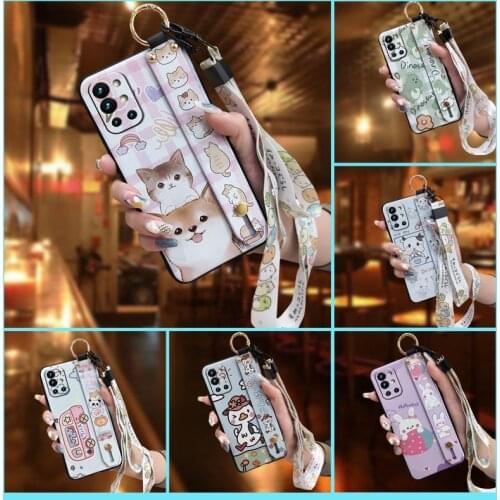 Dirt-resistant Fashion Phone Case For One Plus 9R/1+9R Cartoon Black Case Glitter New Arrival