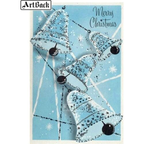 Full square drill diy 5d diamond painting christmas bell diamond embroidery new arrival rhinestone mosaic art gift ARD91