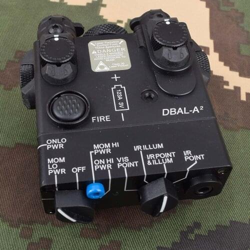 Mini DBAL-A2 Blue IR Aiming Laser Hunting DBAL-A2 Weapon Light PEQ Laser Sight With QD Mount Fit 20mm Picatinny