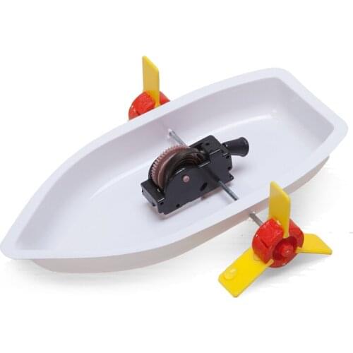 Technology mini production Science training equipment motor boat free shipping