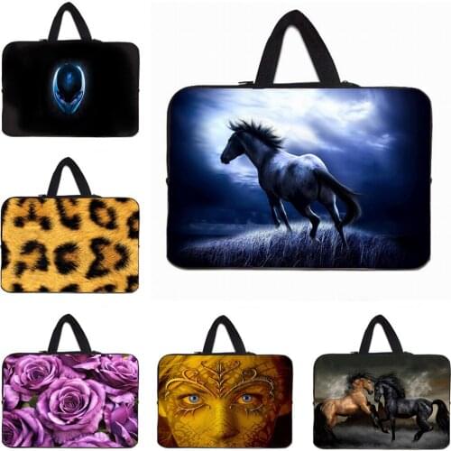 Laptop Neoprene Handle Bag Notebook 10 12 13 14 15 17 15.6 13.3 11.6 14.1 Inch Computer Sleeve Cover Case Shockproof Pouch Hot