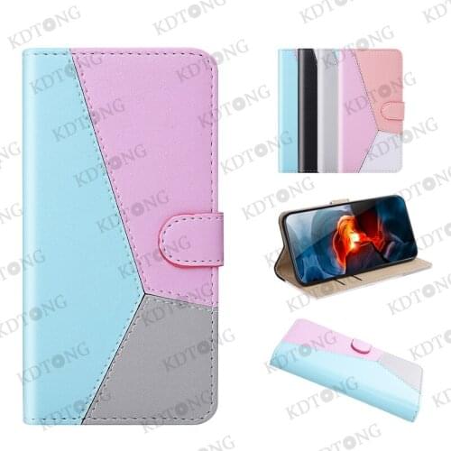 Fashion Card Slot Flip Case For iPhone 12 11 XS PRO MAX SE 2020 Mini X XR 8 7 6 6S Plus 5 5S Three color stitching Wallet Cover