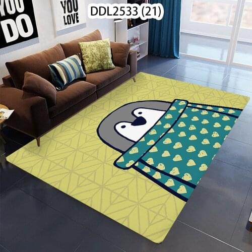 Cartoon Fox Giraffe Door Mats Non-Slip Decor Animal Doormat Flannel Carpet Floor Rug for Hallway Children Room Giraffe Doormat