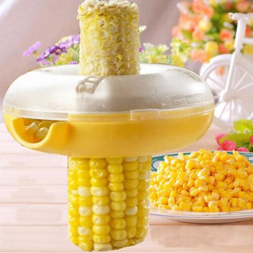 One Step Corn Stripper Grain Cob Thresher Kerneler Peeler Remover corn kernels Cob Cutter Kitchen Accessories Cooking Tools