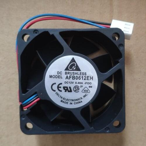Brand new and original AFB0612EH 6cm fan dual ball bearings 12V 0.48A 3wires