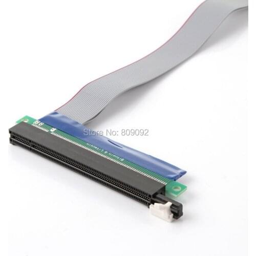 PCI-E Express 1X To 16X Riser Card Extender Extension Ribbon Flex Adapter Cable