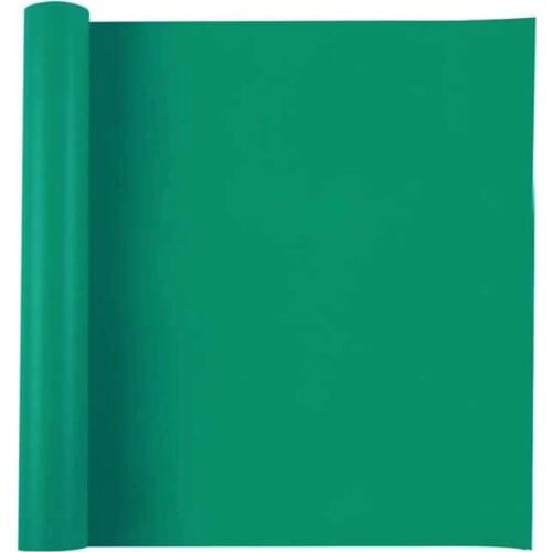 PU Heat transfer vinyl green color Iron On transfer for clothes vinyl rolls HTV heat press home decor easy cut weed vinyl film