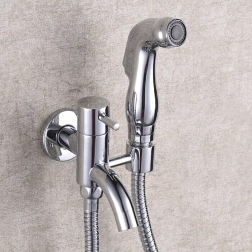 ABS Hand held Bidet Shower set Toilet Jet Cleaner Portable Bidet High Pressure Shower Head with 1.5m hose BD222