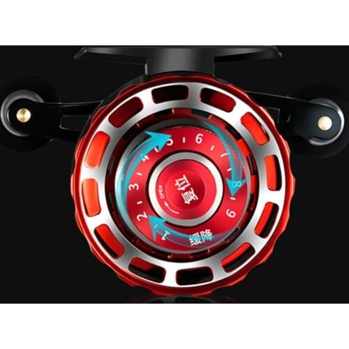 Fish Line Wheel Full Metal Vessel Pesca Fly Fishing Reels 65Mm Ice Ratio 2.8:1 Ice Fish Line Wheel 9 1 BB Baitcasting Raft Wheel