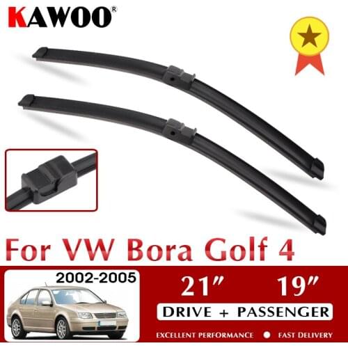 KAWOO Wiper Front Car Wiper Blade for VW Volkswagen Bora Golf 4 2002 2003 2004 2005 Windshield Windscreen Window 21"+19" LHD RHD