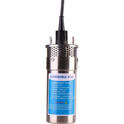 SURFLO KSP-1208 Solar submersible water pump household batteries DC irrigation pump drainage deep well pump 12V 8L/min