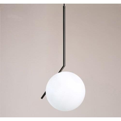 Iron crystal light globe creative pendant lights lamparas de techo colgante moderna living room decoration luzes de teto