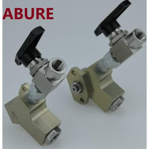 1 set complete ISO and POLY side blocks For A5 Spary Gun for Probler P2 16N599 16N600 23955-00 23956-00