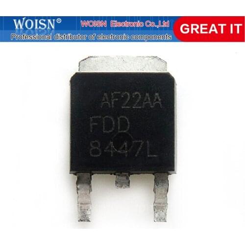10PCS FDD8447L FDD8447 TO-252 TO252 8447 SMD MOS FET transistor New original In Stock