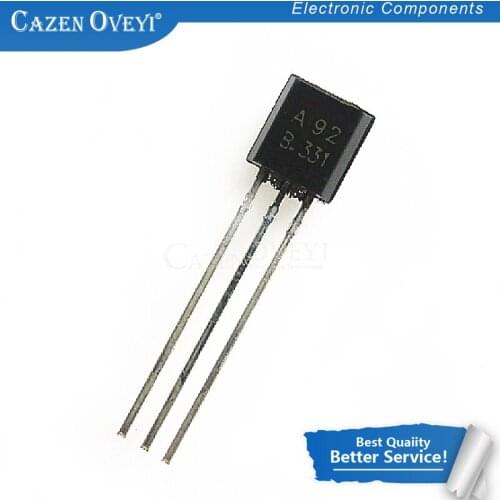100pcs/lot MPSA92 TO-92 A92 TO92 triode transistor In Stock