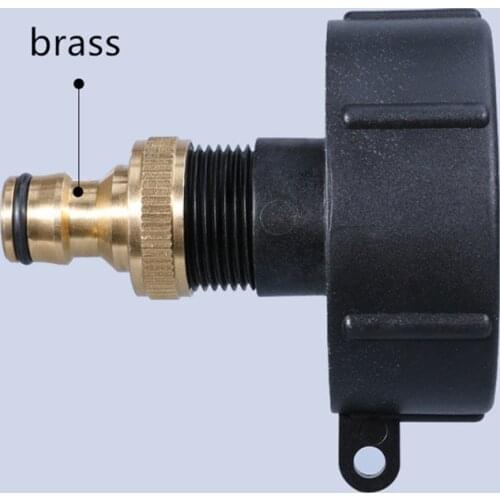 IBC Tank Adapter S60X6 3/4'' Thread Connector Replacement Valve Fitting For IBC Water Tank Rain Barrel 1000L