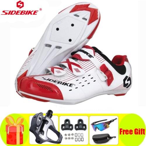 Sidebike Professional Road Bike Shoes for Men Women Self-locking Cycle Sneakers Man Athletic Cycle Shoe Road Bicycle Bicicleta