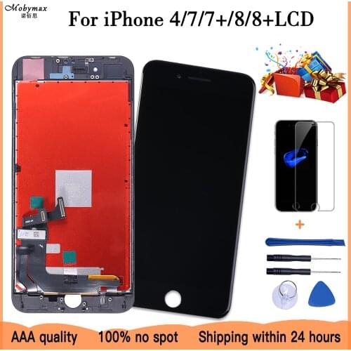 2019 100% AAAA LCD Screen For iPhone 7 8 Plus Screen LCD Display Digitizer Touch Module 7 8 Screens Replacement LCDS