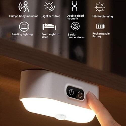 Induction dimmable LED night light