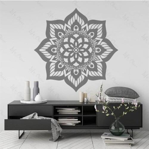 Colorful And Diverse Star Mandala Flower Wall Art Decal Poster Meditation Yoga Studio Wallpaper Bedroom Living Room Decoration