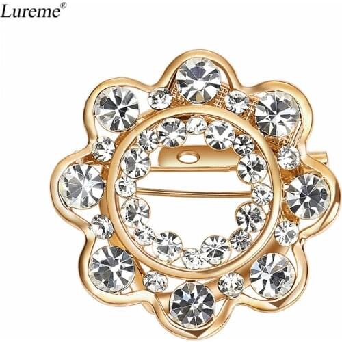 Lureme Flower Brooches For Clothes