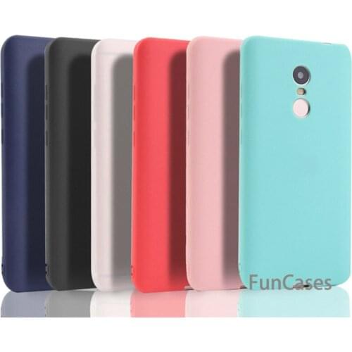 Soft Silicone Mobile Phone Case For Xiaomi Redmi 6A 6Pro Solid TPU Protective Cover For Xiaomi Redmi Note 5a 5Plus MI6 Note4X