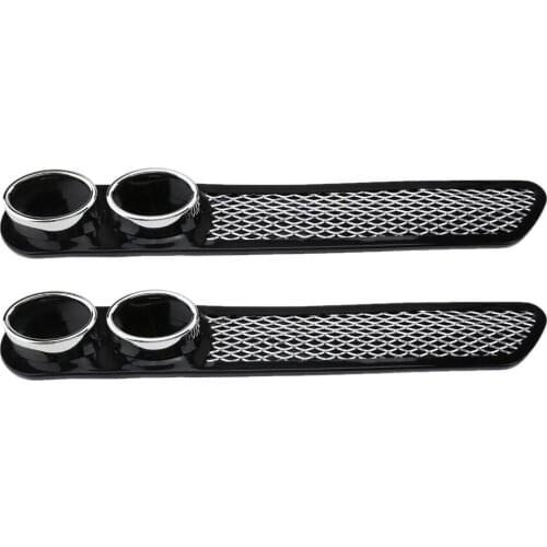 Car Stickers Exterior Accessories 2pcs Car Plastic Dummy Dual Exhaust Pipe Stickers Car Styling Accessory