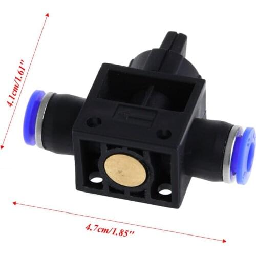 Pneumatic Air 2 Way Quick Fittings Push Connector Tube Hose Plastic 4mm 6mm 8mm N58A