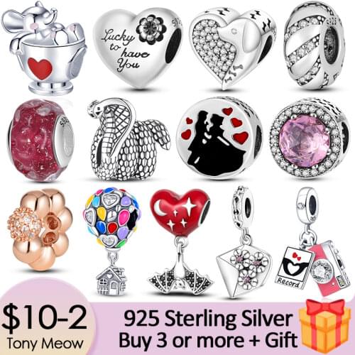 Hot New 925 Sterling Silver Girl Boy Travel Firefly Dangle Charm Beads Pendant fit Original Pandora Bracelet Silver 925 Jewelry