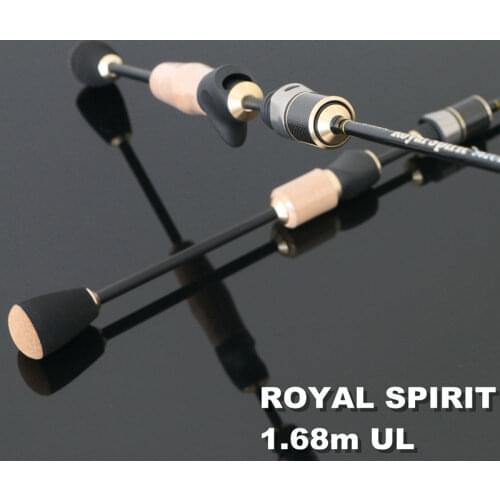 Royal Spirit 562 UL Casting Spinning Fishing Rod Fast Action 1.68m Rivulet Rod 2 sections