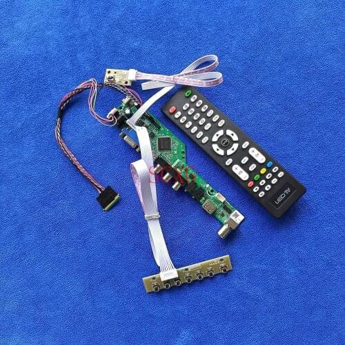 LED/LCD HDMI-compatible VGA USB AV Analog signal 1366*768 LVDS 40 Pin DIY Kit Matrix controller board For LTN116AT01/LTN116AT04