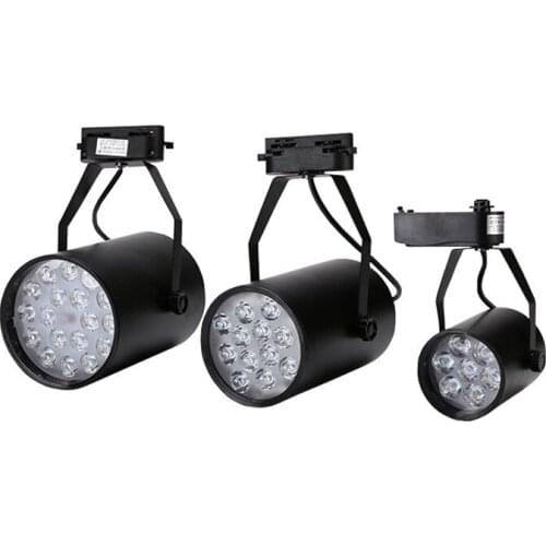 High-power track light 7W 12W 15W 18W, family hotel clothing store background wall indoor track lighting