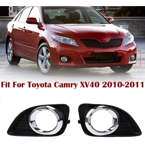 Fog Light Cover Front Bumper Lamp Frame Fit for Toyota Camry XV40 2010-2011 Facelift ,Car Accessories