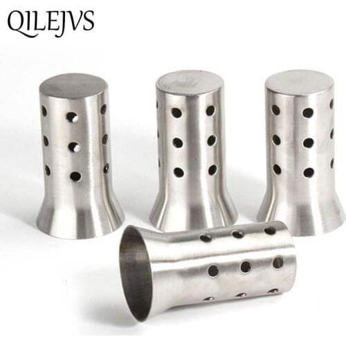 Universal Stainless Steel 51mm Exhaust Pipe Muffler DB Killer Silencer For Honda YAMAHA Kawasaki Suzuki Noise Eliminator