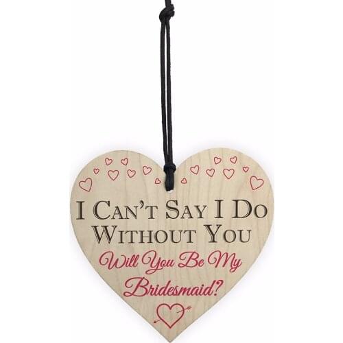 I Can't Say I Do Without You Will You Be My Bridesmaid Invite Bridal Shower Wedding Friendship Sign Christmas Gift