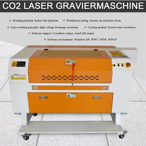 80W CO2 USB Laser Engraving Machine 700x500mm Engraver Cutter Wood working Crafts Printer