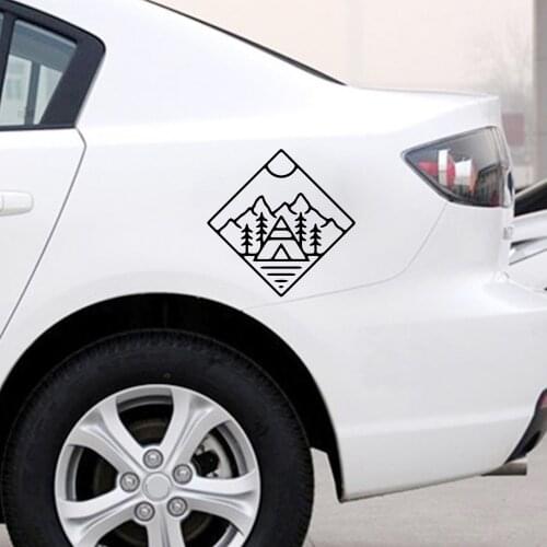 Free shipping Camp Car Stickers Figure Diy Adhesive Window Car Stickers Waterproof Auto Sticker