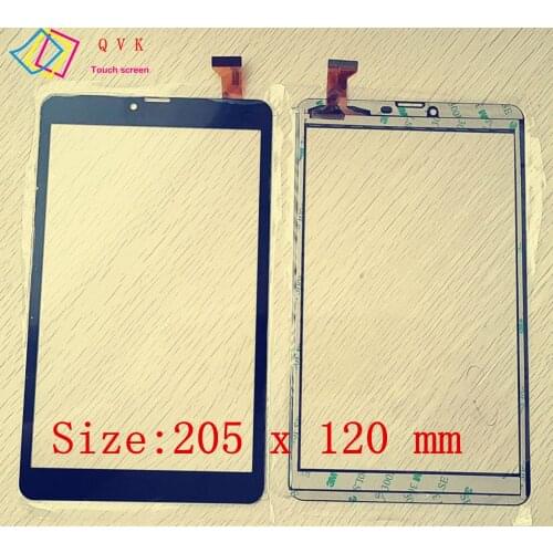 Black 8 Inch for Irbis TZ871 tablet pc capacitive touch screen glass digitizer panel Free shipping