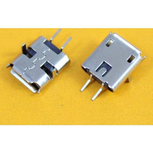 Cltgxdd 50 PCS 5-pin Tablet PC PAD Charge Socket Micro USB Jack DIP feet 2pin DIP pcb