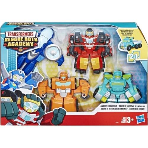 Hasbro Transformers Rescue Bots Academy Robot Car 4 Autobots Superhero Action Figures Heatwave Carton Anime Children Toys Gift