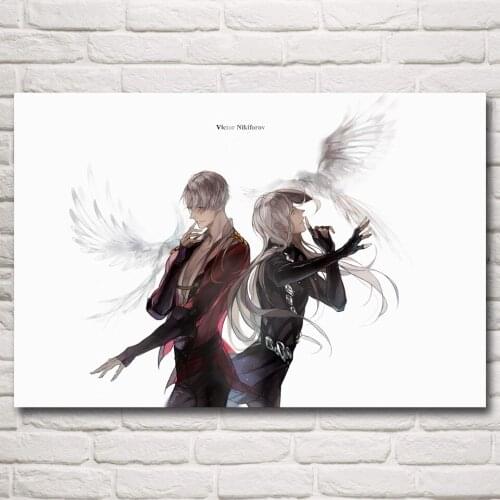 Cross Stitch Painting 5D Diamond Yuri on Ice Anime Picture Home Decor Embroidery Pattern Wall Sticker Mosaic Full Square Drill