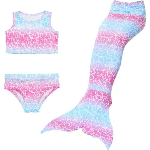 Mermaid Tail Costume Kids Girl Swimming Mermaid Tail Bikini Set Zeemeerminstaart Cola De Sirena Cauda De Sereia Cosplay Costumes