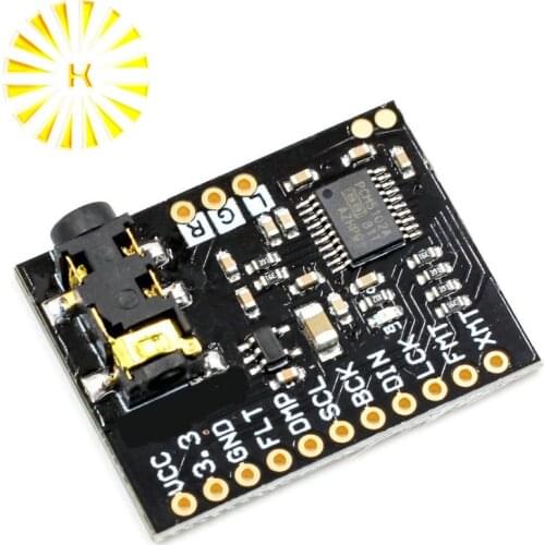 New PCM5102A DAC Sound Card Board pHAT 3.5mm Stereo Jack 24 Bits Digital Audio Module for Raspberry Pi Beyond ES9023 PCM1794