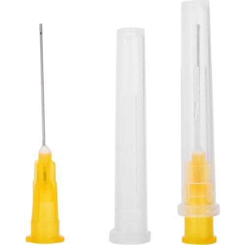 100pcs Disposable Dental Endo Irrigation Needle Tip End-Closed Side Hole Syringes